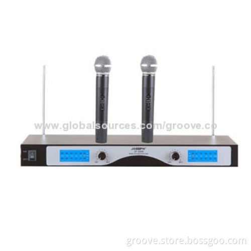 Wireless Microphone System with 10 to 30mW RF Power and -90dBm Input Sensitivity